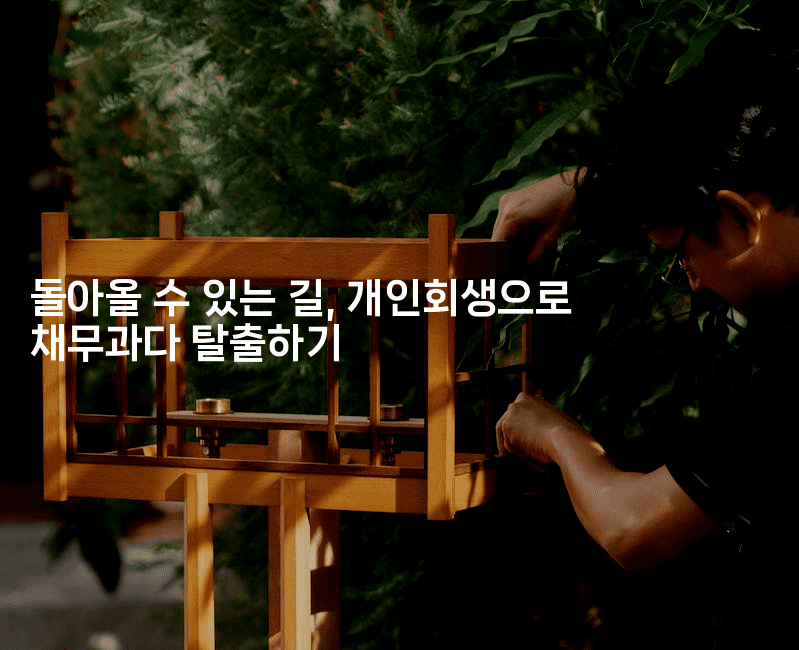 돌아올 수 있는 길, 개인회생으로 채무과다 탈출하기-그로슈